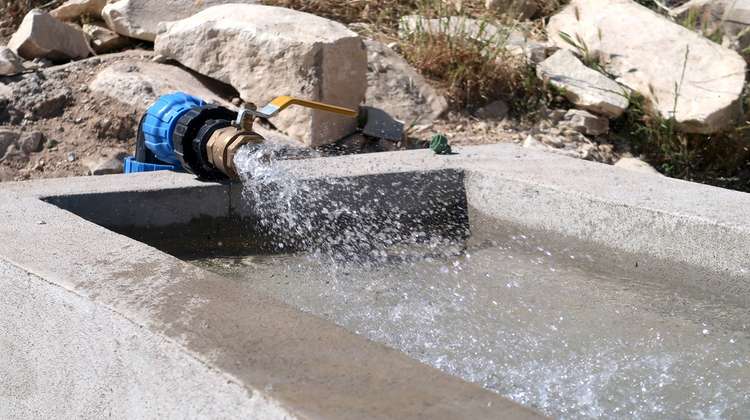 Watering place in Sinjar, Nineveh Governorate, Iraq