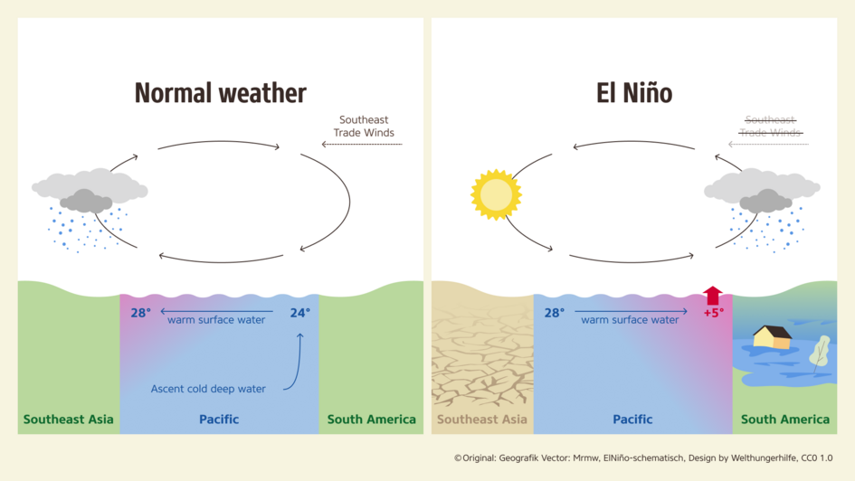 Graphic: Emergence of the climate phenomenon El Niño