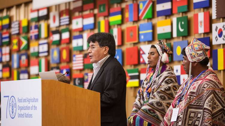 Peru representatives at FAO Convention 2015