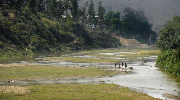 Überschwemmung Reisfeld Bangladesh Klimawandel