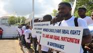 Landwirtschaft erhalten: Proteste in Liberia.