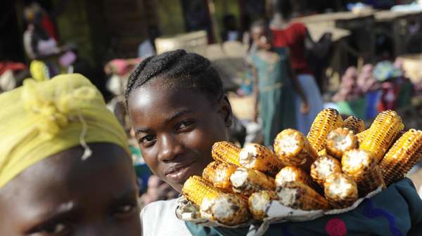 Sierra Leone Marktszene Sierra Leone market scene