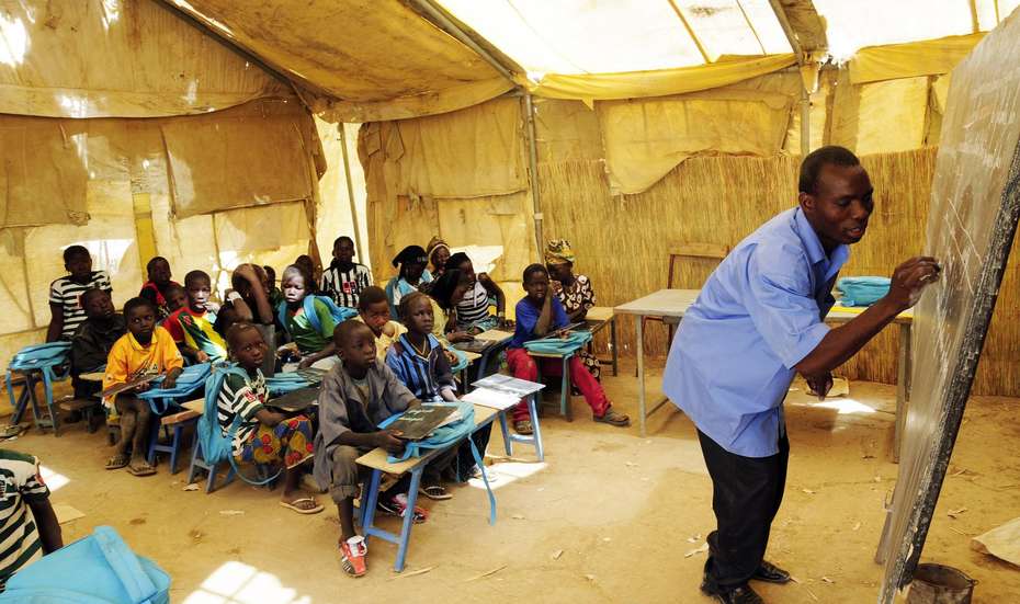 Mobile Schulen in Mali