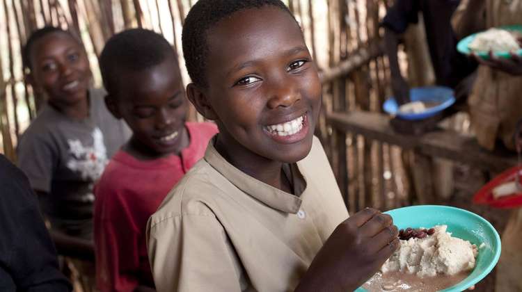 Learning on a full stomach is easy: School feeding programme in Burundi.