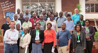 Gruppe von Welthungerhilfemitarbeitern in Harare