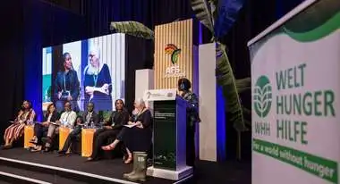 Speakers in a conference setting at the Africa Food Systems Forum 2026
