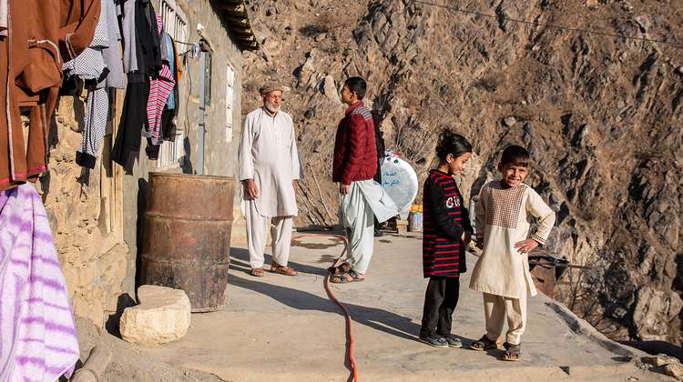 Village life in Qala Malek in the Parwan province, Afghanistan