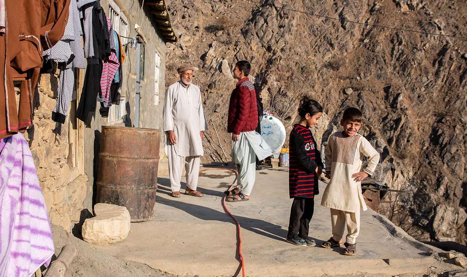 Village life in Qala Malek in the Parwan province, Afghanistan