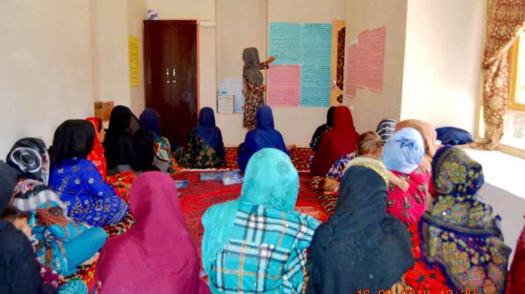 Nutrition group for women in Afghanistan
