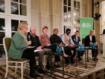 Foto des Panels beim Event "10. Jahrestag der VGGT in Zeiten multipler Krisen"