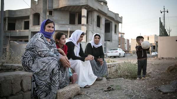 Jesidische Fluechtlinge im Nordirak Yazidi refugees in Northern Iraq