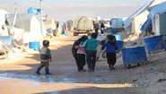 Kinder in einem Flüchtlingscamp in Syrien