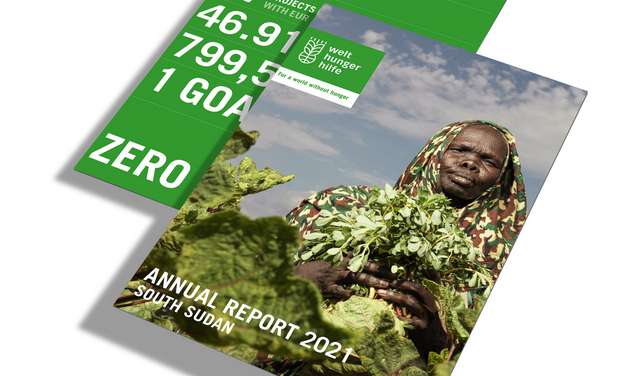 Cover page Annual Report South Sudan Welthungerhilfe 2021