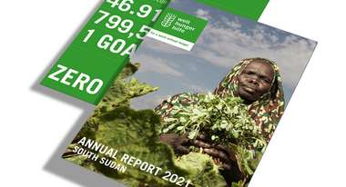 Cover page Annual Report South Sudan Welthungerhilfe 2021