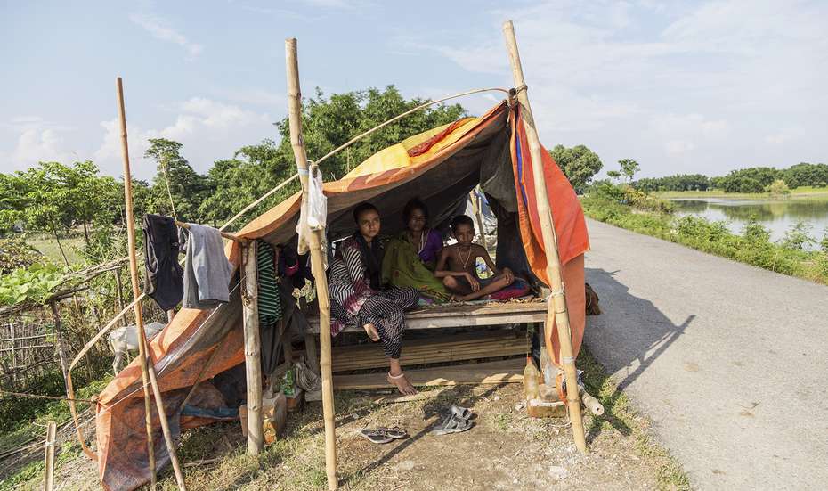 Millions of people in Nepal, India and Bangladesh have lost their homes due to flooding and are now living in emergency shelters.