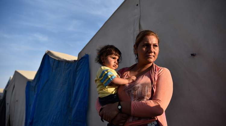 Jesidische Fluechtlinge im Irak Yazidi refugees in Iraq