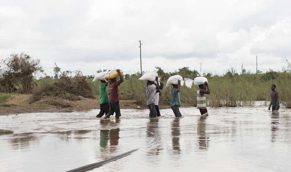 Jahresbericht Welthungerhilfe 2019 Mozambique Idai Überschwemmung